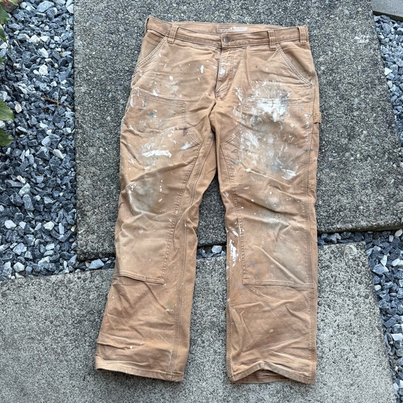 Carhartt Double Knee Pants Paint - Picture 1 of 11